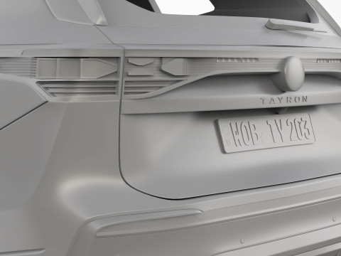 Volkswagen Tayron 2025 Modèle 3D