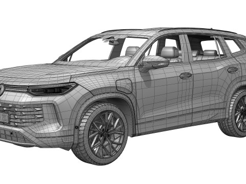 Volkswagen Tayron 2025 Modèle 3D