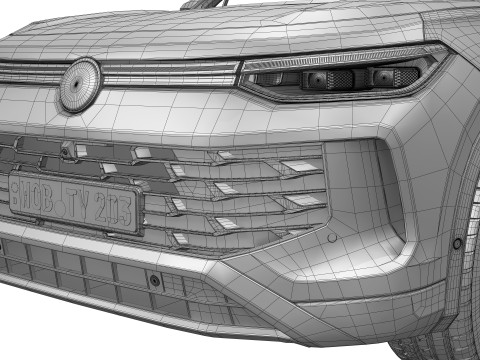 Volkswagen Tayron 2025 Modèle 3D
