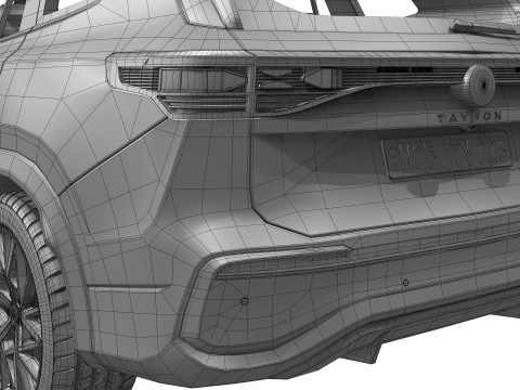 Volkswagen Tayron 2025 Modèle 3D