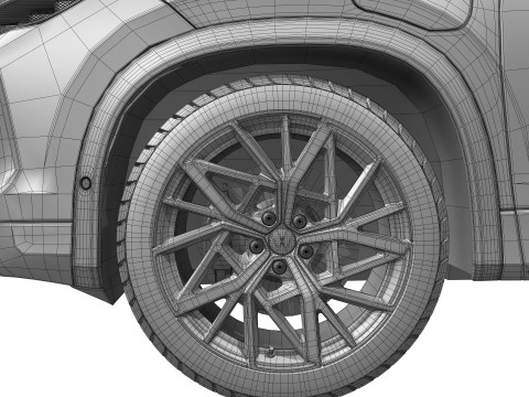 Volkswagen Tayron 2025 Modèle 3D
