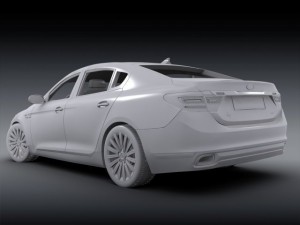 kia k9 2013 3D Модель
