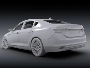 kia k9 2013 Modello 3D