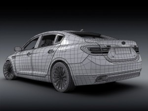 kia k9 2013 3D Модель