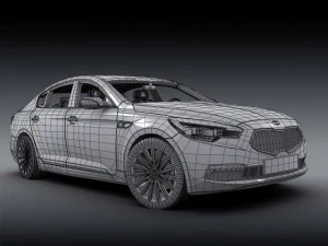 kia k9 2013 Modello 3D