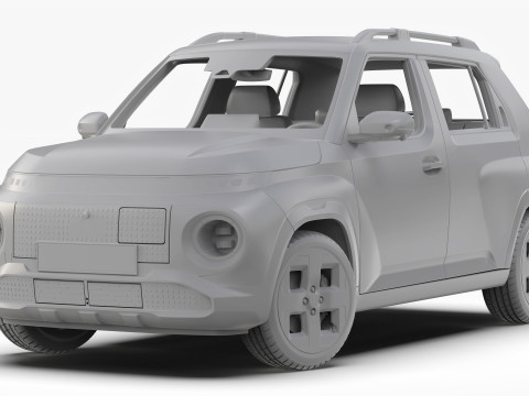 Hyundai Inster 2025 3D Model