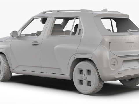Hyundai Inster 2025 3D Model