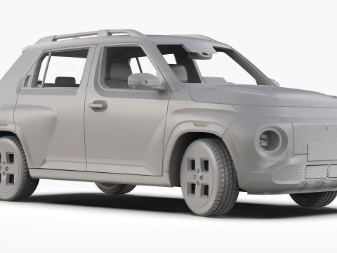 Hyundai Inster 2025 3D Model