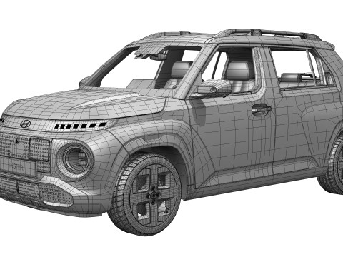 Hyundai Inster 2025 3D Model