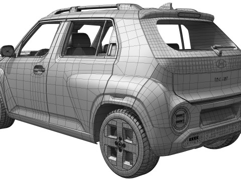 Hyundai Inster 2025 3D Model
