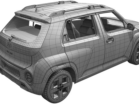 Hyundai Inster 2025 3D Model