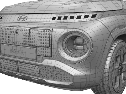 Hyundai Inster 2025 3D Model