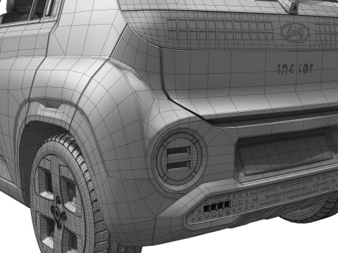 Hyundai Inster 2025 3D Model