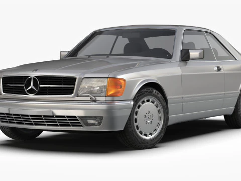 メルセデスベンツ 560 SEC W126 1986 - 1991 3Dモデル