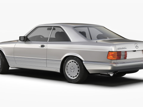 Mercedes Benz 560 SEC W126 1986 - 1991 3Dモデル