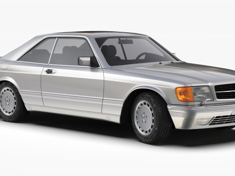 Mercedes Benz 560 SEC W126 1986 - 1991 3Dモデル