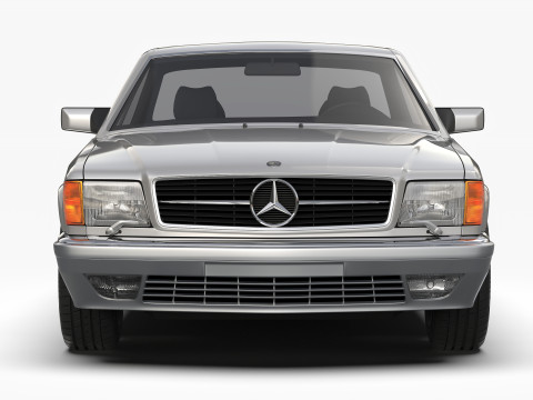 Mercedes Benz 560 SEC W126 1986 - 1991 3Dモデル