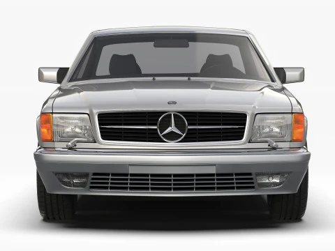 メルセデスベンツ 560 SEC W126 1986 - 1991 3Dモデル
