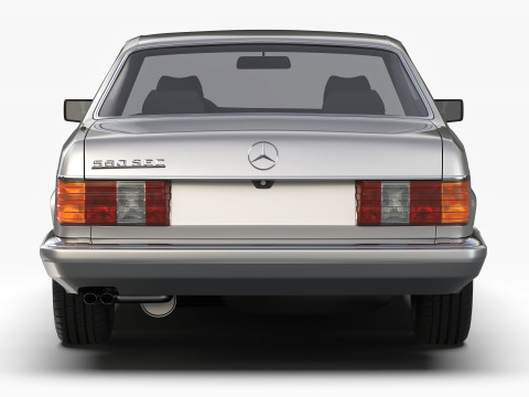 Mercedes Benz 560 SEC W126 1986 - 1991 3Dモデル