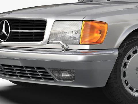 メルセデスベンツ 560 SEC W126 1986 - 1991 3Dモデル