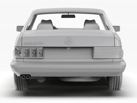 メルセデスベンツ 560 SEC W126 1986 - 1991 3Dモデル