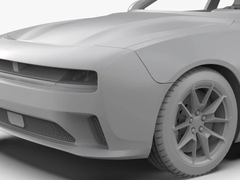 Dodge Charger Daytona Sedan 2025 3D Model