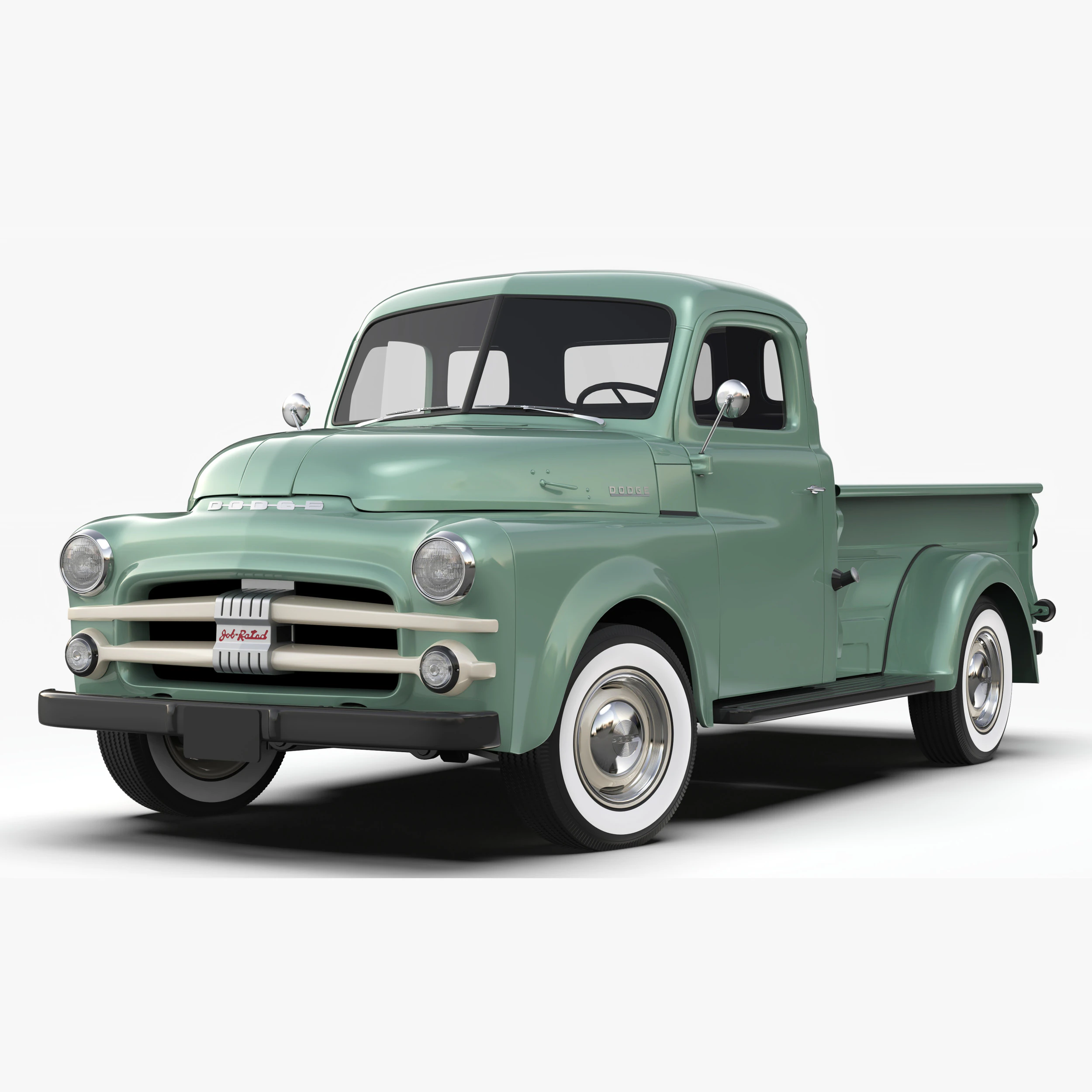 ダッジ B シリーズ 1953 3Dモデル .c4d .max .obj .3ds .fbx .stl .blend 