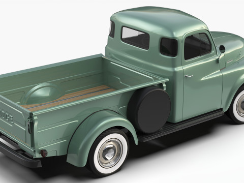 Dodge B Series 1953 3Dモデル