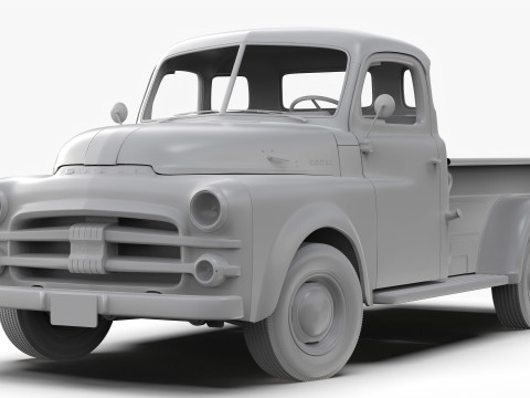 Dodge B Series 1953 3Dモデル