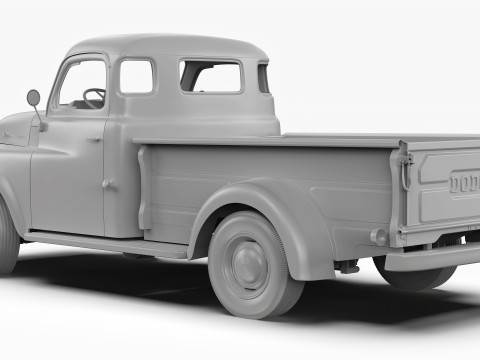 Dodge B Series 1953 3Dモデル