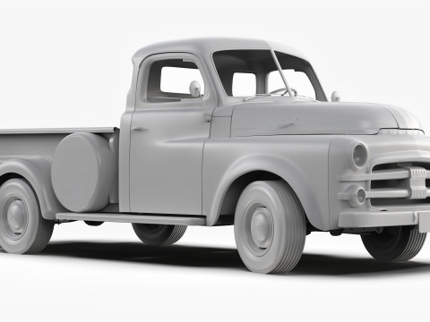 Dodge B Series 1953 3Dモデル