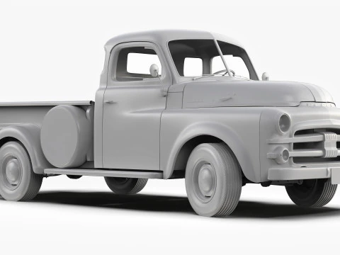 ダッジ B シリーズ 1953 3Dモデル