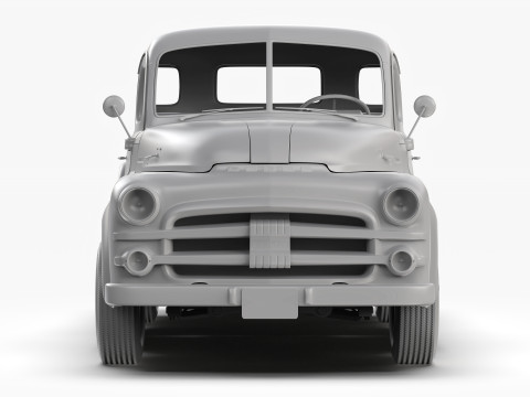 Dodge B Series 1953 3Dモデル