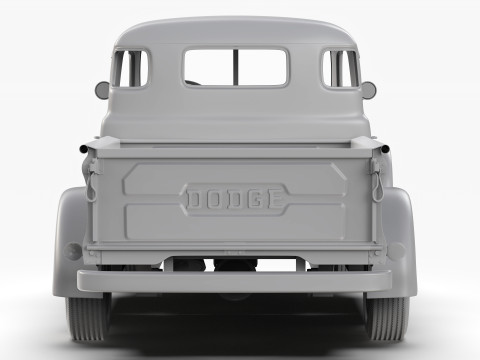 Dodge B Series 1953 3Dモデル