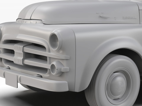 Dodge B Series 1953 3Dモデル