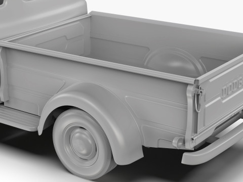 Dodge B Series 1953 3Dモデル