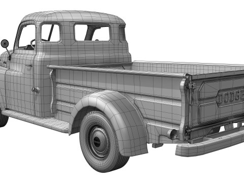 Dodge B Series 1953 3Dモデル