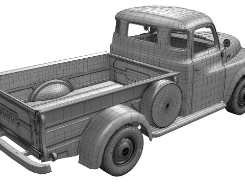 Dodge B Series 1953 3Dモデル