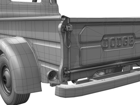 Dodge B Series 1953 3Dモデル
