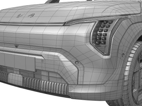 Kia EV3 2025 3D Model