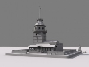 maidens tower 3D 模型