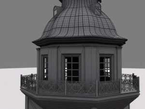 torre delle fanciulle Modello 3D