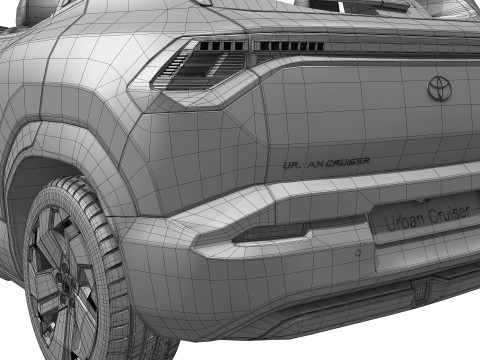 Toyota Urban Cruiser 2025 3D 모델