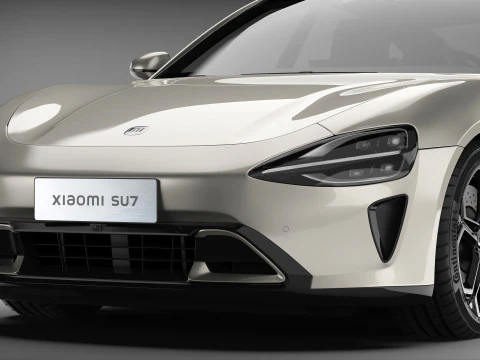 Xiaomi SU7 2024 3D Model