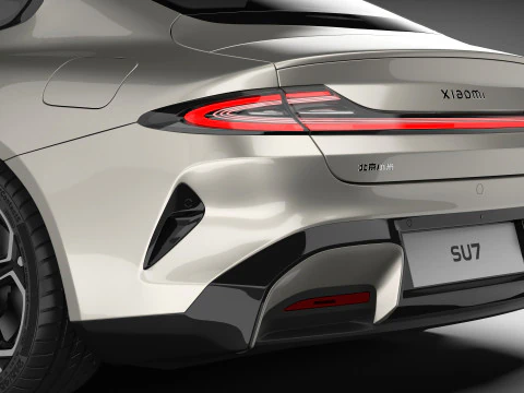 Xiaomi SU7 2024 3D Model