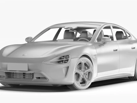 Xiaomi SU7 2024 3D Model