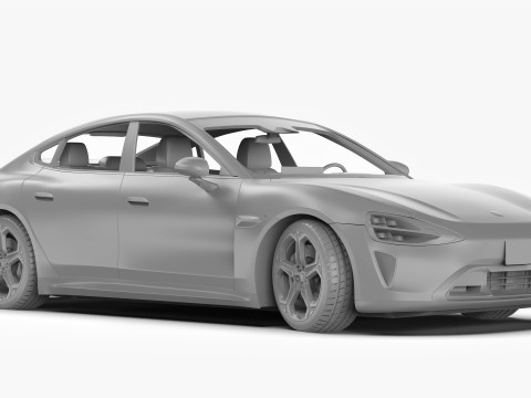 Xiaomi SU7 2024 3D Модель