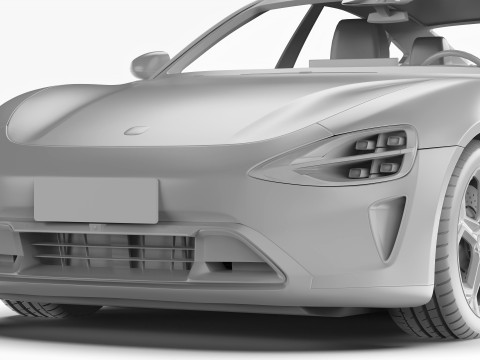 Xiaomi SU7 2024 3D Модель