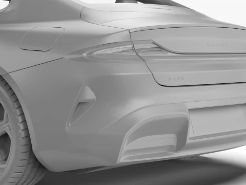 Xiaomi SU7 2024 3D Model