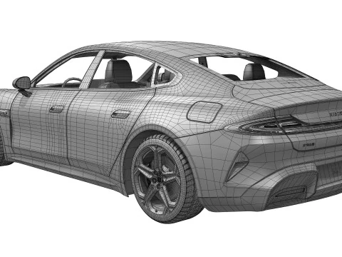 Xiaomi SU7 2024 3D Model